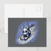 rodelmonster briefkaart (Voorkant / Achterkant)