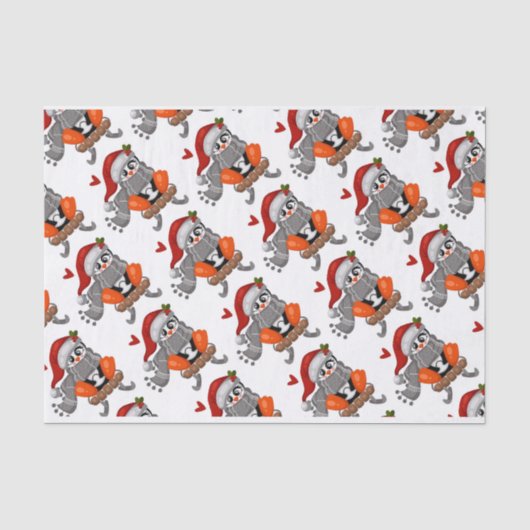rodelpinguïn tissuepapier (Voorkant)