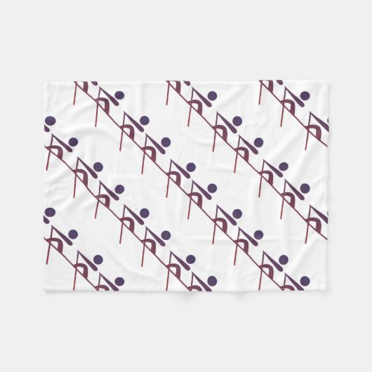 Roden Fleece Deken (Voorkant (Horizontaal))