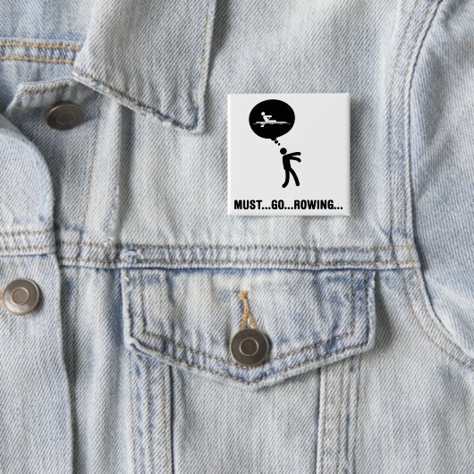 Roden Vierkante Button 5,1 Cm (In situ)