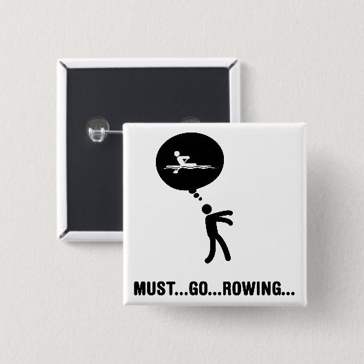 Roden Vierkante Button 5,1 Cm (Voorkant /achterkant)