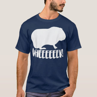Rodent Cavies Cavy Lovers Guinea Pig Owners Wheeee T-shirt