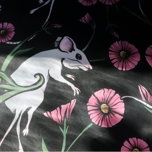 Rodent Floral Pattern Cadeaupapier