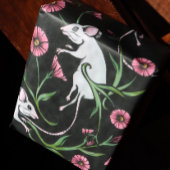 Rodent Floral Pattern Cadeaupapier