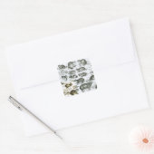 Rodentia- knaagdieren vierkante sticker (Envelop)