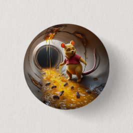 Rodentophobia Winnie de Pooh 2 Ronde Button 3,2 Cm