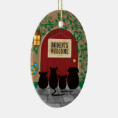 Rodents Welkom Keramisch Ornament (Rechts)