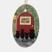 Rodents Welkom Keramisch Ornament (Links)