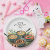 Rodeo Aardappelsoep Kook-Competitie Potluck Feest Papieren Bordje (Feest)