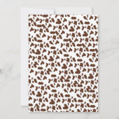 Rodeo-Baby shower Kaart (Achterkant)