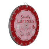 Rodeo BACHELORETTE Feestbord Dartbord (Voorkant Links)