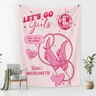 Rodeo Bachelorette Party Nash Bach Tapijt Wandkleed