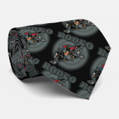 Rodeo Bareback Bronc Rider Stropdas (Opgerold)