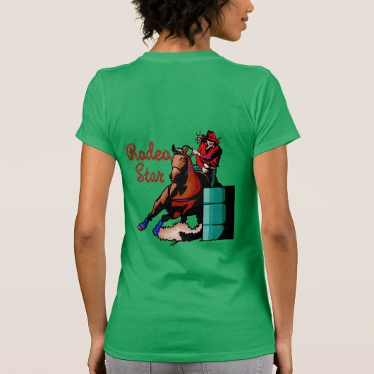 Rodeo Barrel Racing T-Shirt (Achterkant)