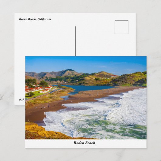 Rodeo Beach Briefkaart (Voorkant / Achterkant)