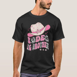 Rodeo Big Brother Pink CowGirl 1e verjaardag famil T-shirt