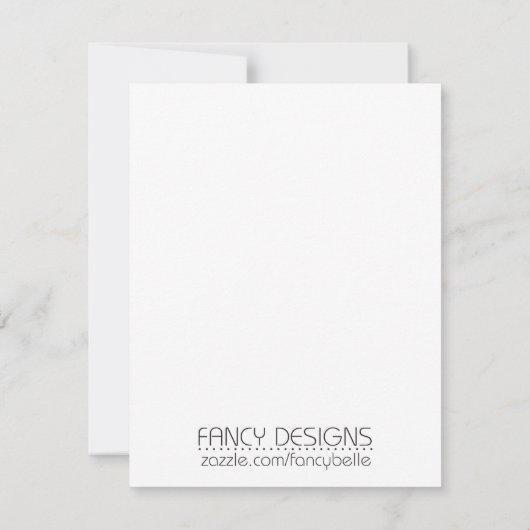 Rodeo Birthday Kaart (Achterkant)