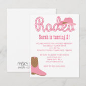 Rodeo Birthday Kaart (Voorkant / Achterkant)