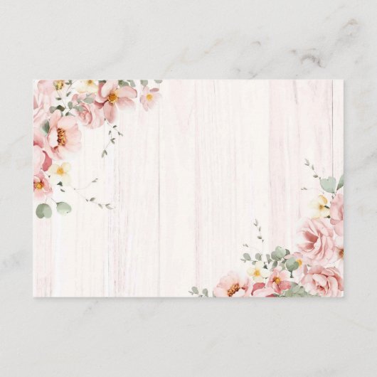 Rodeo Bow Coquette Dank u kaart (Achterkant)