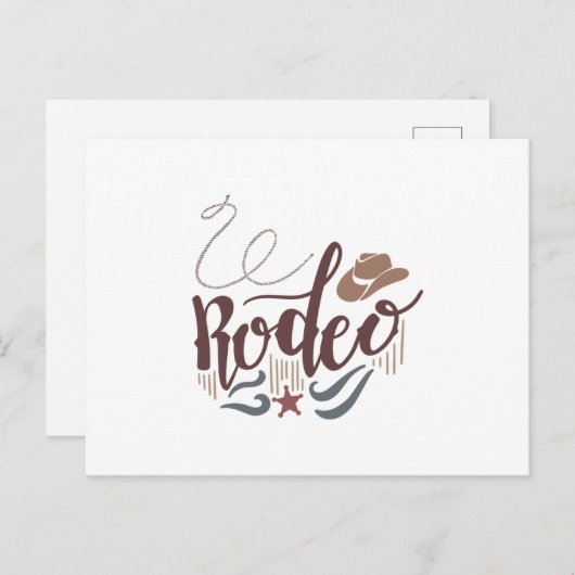 Rodeo Briefkaart (Voorkant / Achterkant)