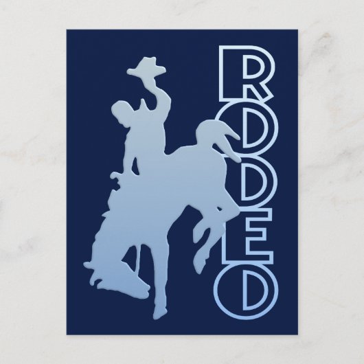 Rodeo briefkaart, pas aan briefkaart (Voorkant)