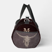 Rodeo Brown Western Bull Skull Monogram Land Plunjezak (Rechts)