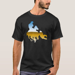 Rodeo - Bull Dogging; worstelen T-shirt