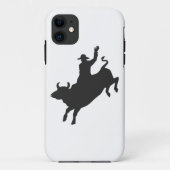Rodeo Bull Ride silhouette Case-Mate iPhone Case (Achterkant)