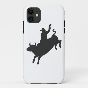 Rodeo Bull Ride silhouette Case-Mate iPhone Case