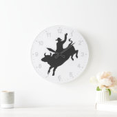 Rodeo Bull Ride silhouette Grote Klok (Huis)