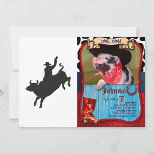 Rodeo Bull Ride silhouette Kaart