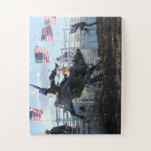 Rodeo Bull Rider Legpuzzel (Verticaal)