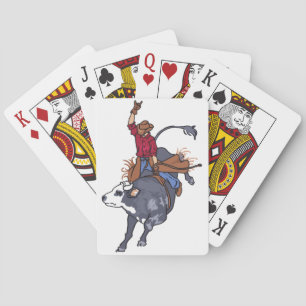 Rodeo Bull Rider Pokerkaarten