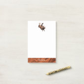 Rodeo Bull Rider  Post-it® Notes (Op bureau)