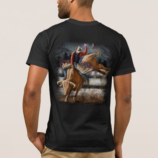 Rodeo Bull Rider T-shirt (Achterkant)