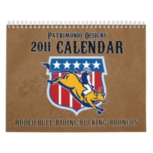 Rodeo Bull Riding Bucking Bronco 2011 kalender