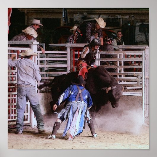 RODEO: BULL RIDING POSTER (Voorkant)