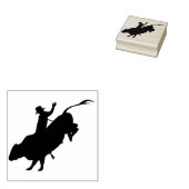 Rodeo / Bull Riding Rubberstempel (Gestempeld)
