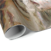 Rodeo Bull Rustic Western land Cadeaupapier (Rol Hoek)