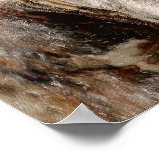 Rodeo Bull Rustic Western land Poster (Hoek)