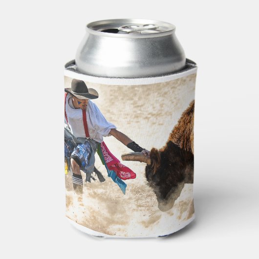 Rodeo Bullfighter Blikjeskoeler (Blikje Voorkant)