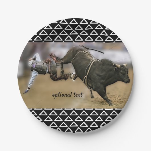Rodeo Bullriding Paper Bord (Voorkant)