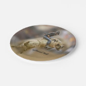 Rodeo Bullriding Papieren Bordje (Gekanteld)