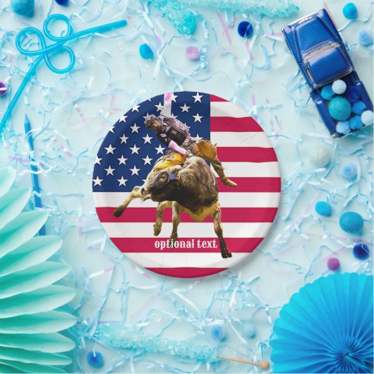 Rodeo Bullriding Papieren Bordje (Feest)