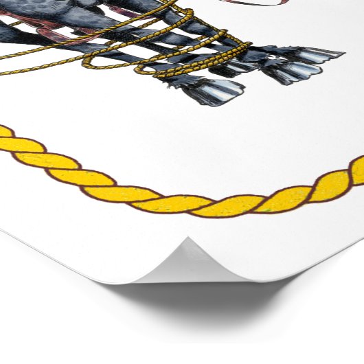 Rodeo Calf Roper Poster (Hoek)