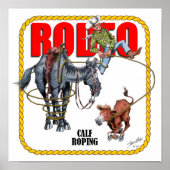 Rodeo Calf Roper Poster (Voorkant)