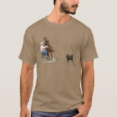 Rodeo - Calf Tying; Calf Roping T-shirt (Voorkant)