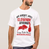 Rodeo Clown Bull Riding Bullfighter Barrelman Souv T-shirt (Voorkant)