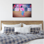 Rodeo Clown Canvas Art Afdruk (Insitu (Slaapkamer))