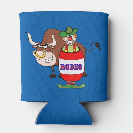 Rodeo Clown en Bull Blikjeskoeler (Achterkant)